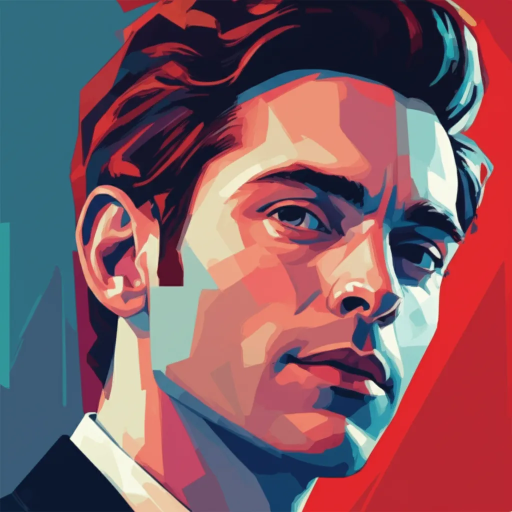 Artistic portrait of Andrew Rannells