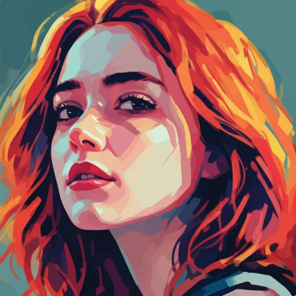Artistic portrait of Sadie Sink