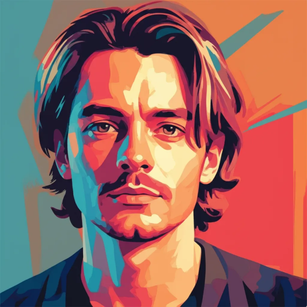 Artistic portrait of Tomas Alf Larsen