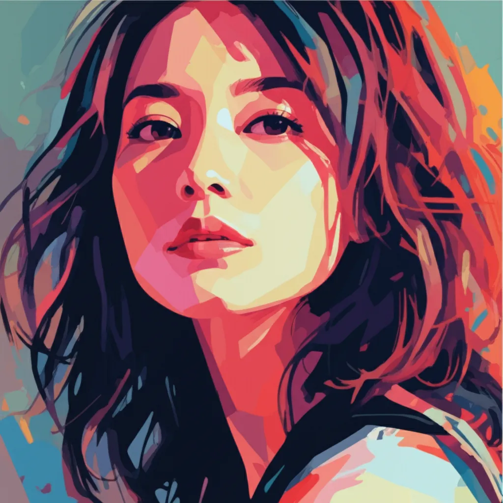 Artistic portrait of Tomoka Kurotani