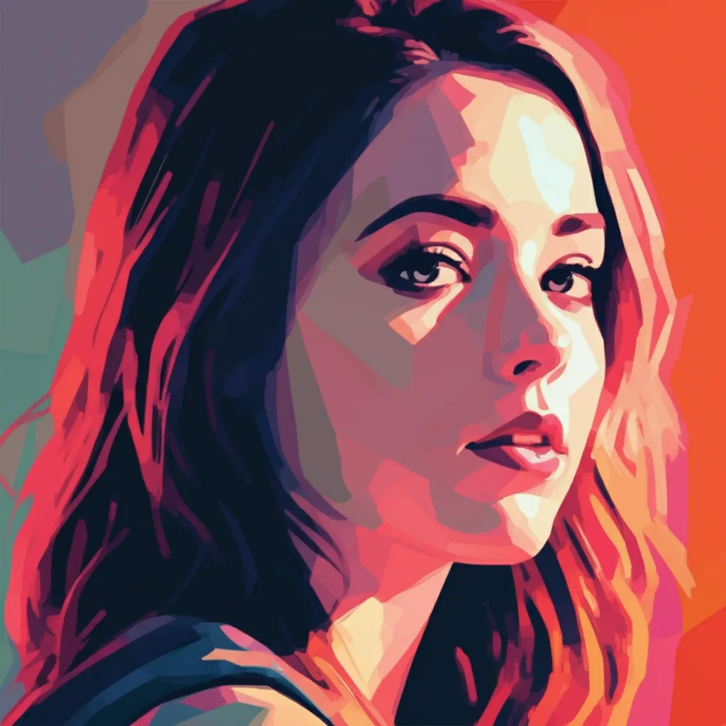 Artistic portrait of Hayley McFarland