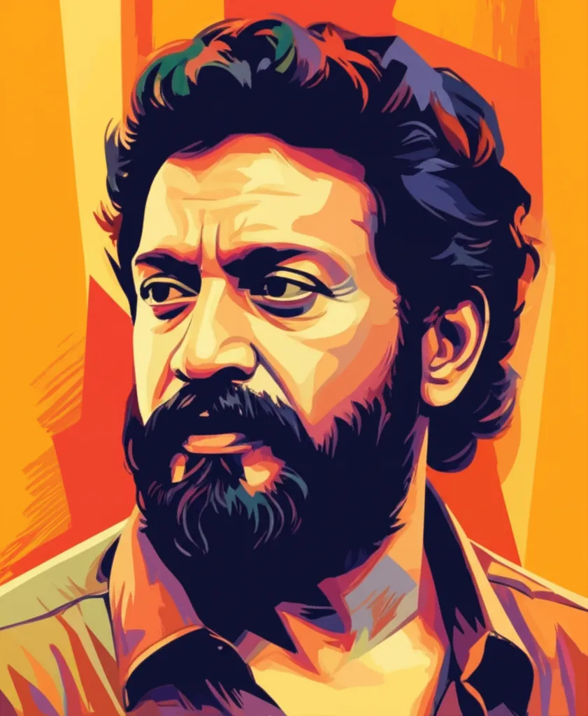 Artistic portrait of Joju George