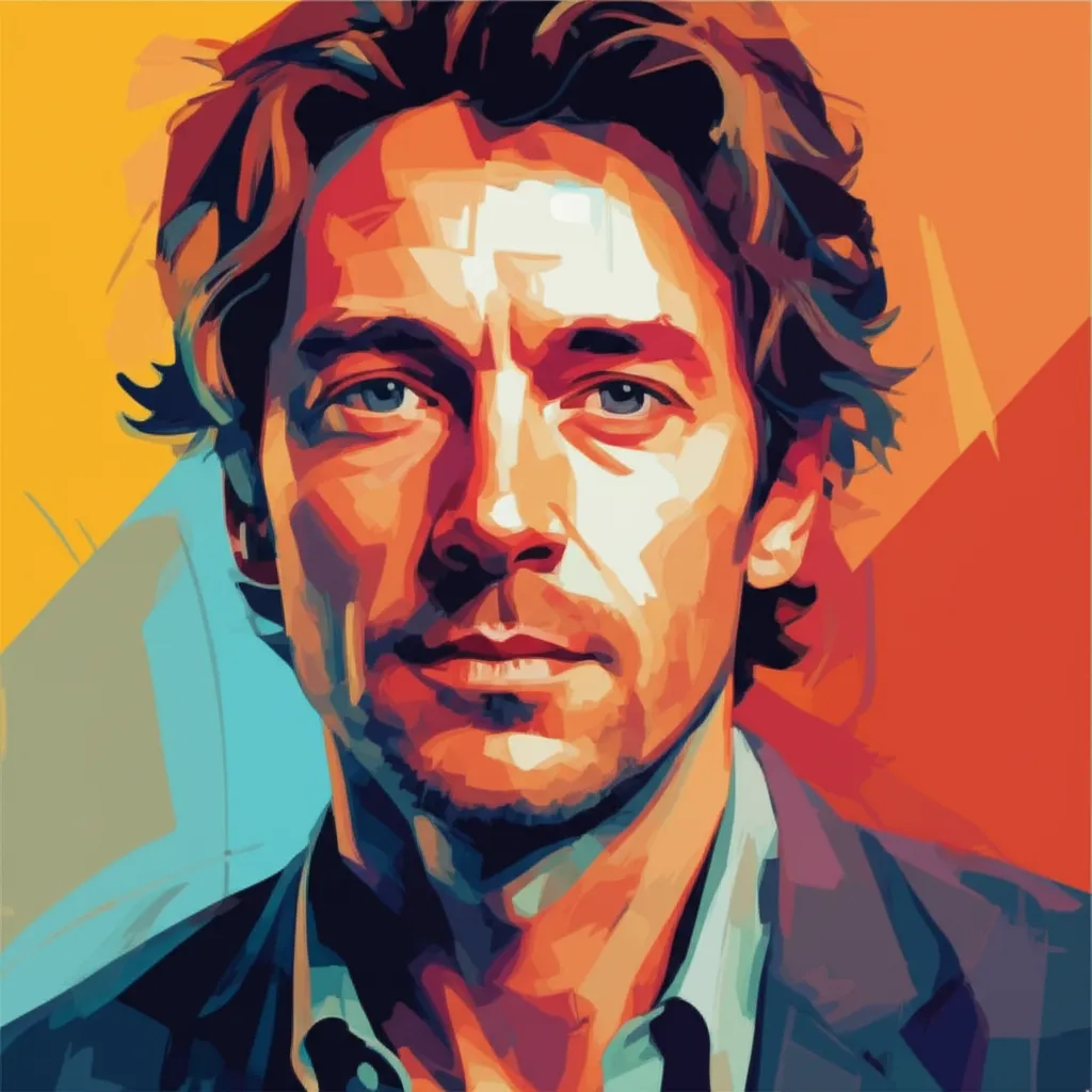 Artistic portrait of Laurent Lucas