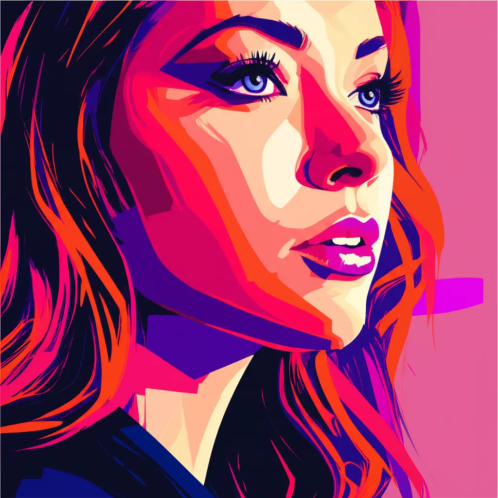 Artistic portrait of Cassandra Inman
