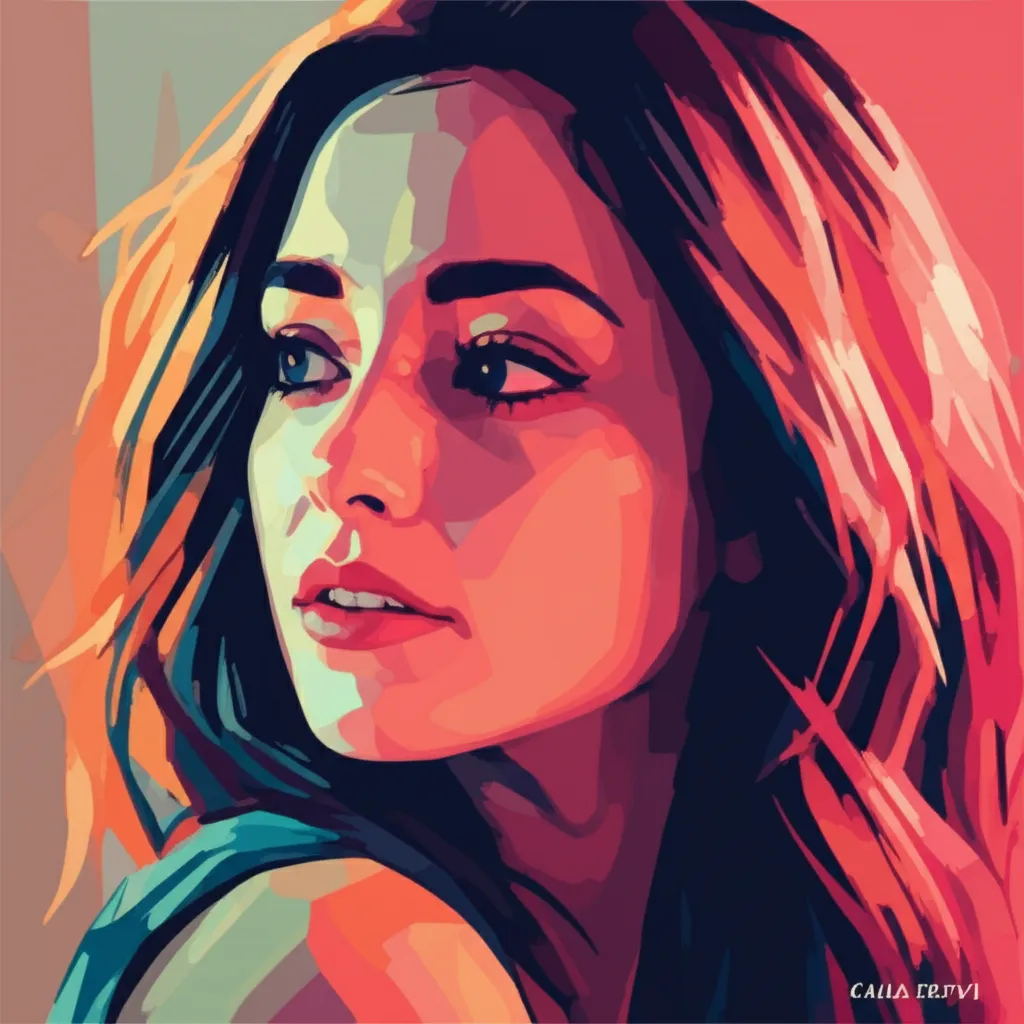 Artistic portrait of Kayla Servi