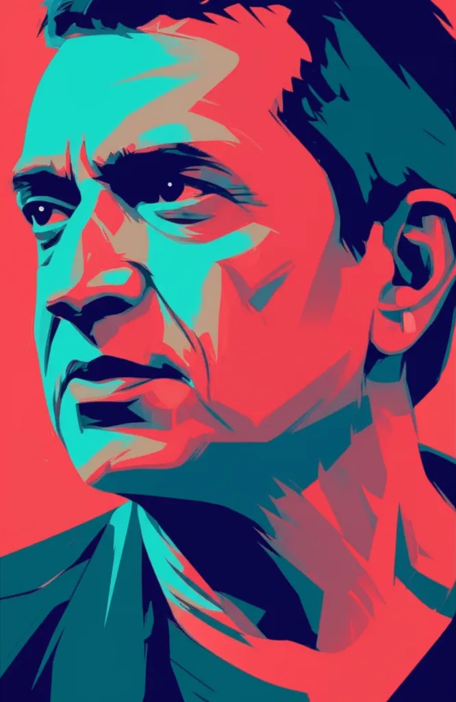 Artistic portrait of Arif Zakaria