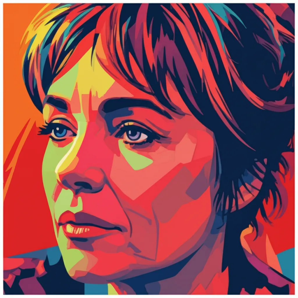 Artistic portrait of Carmen Chaplin
