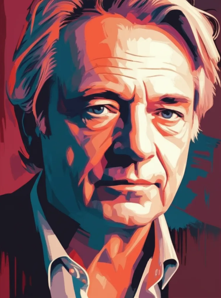 Artistic portrait of Christian Berkel