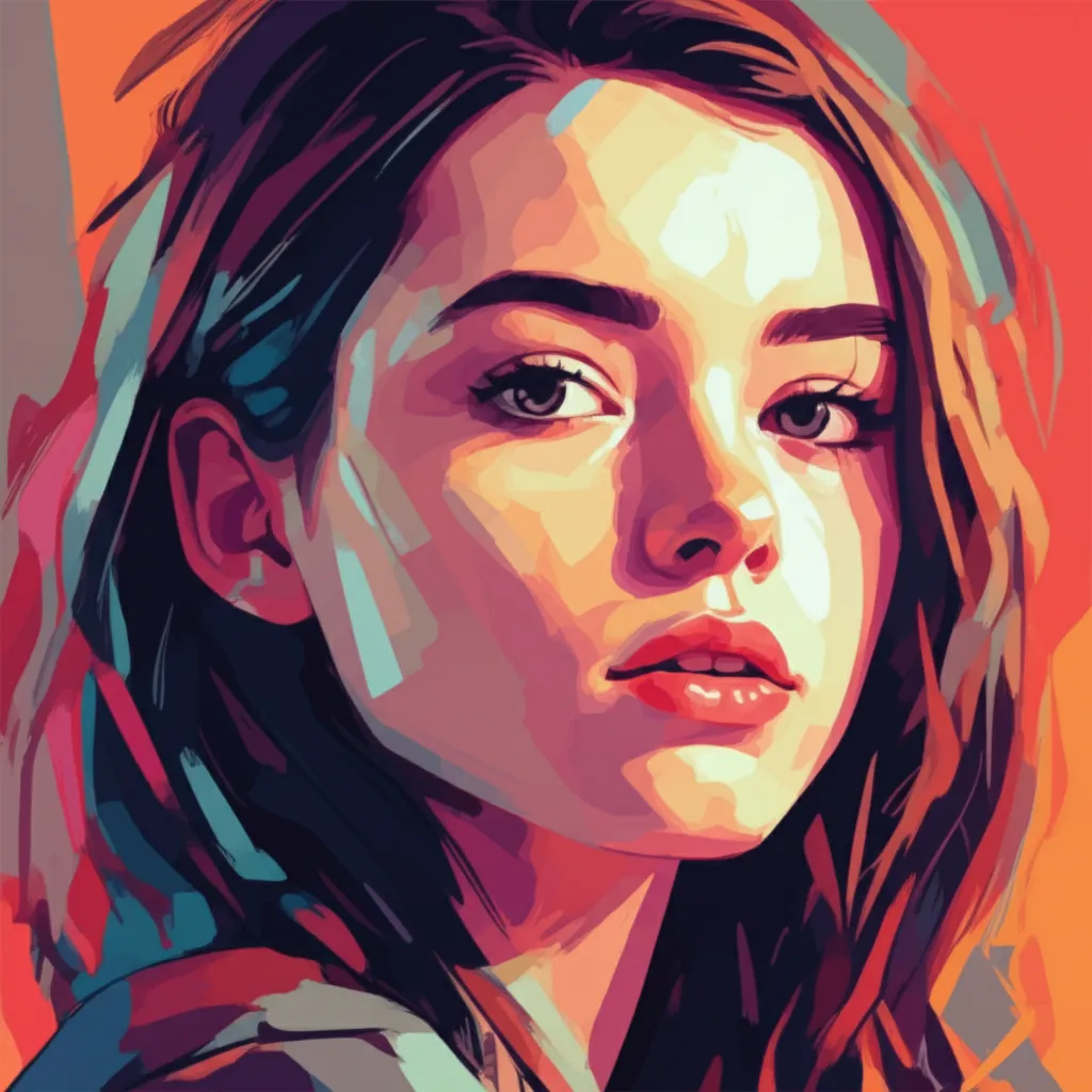 Artistic portrait of Caoilinn Springall