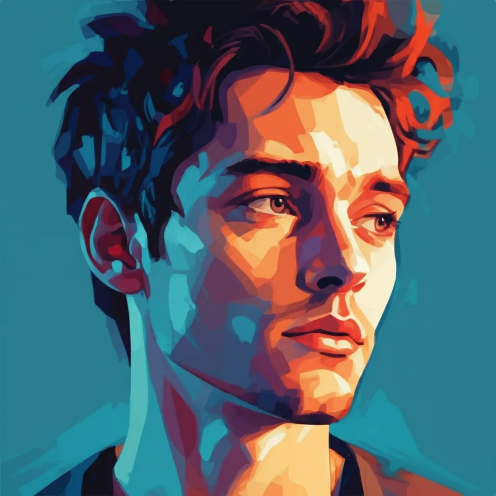 Artistic portrait of Michael Pitt