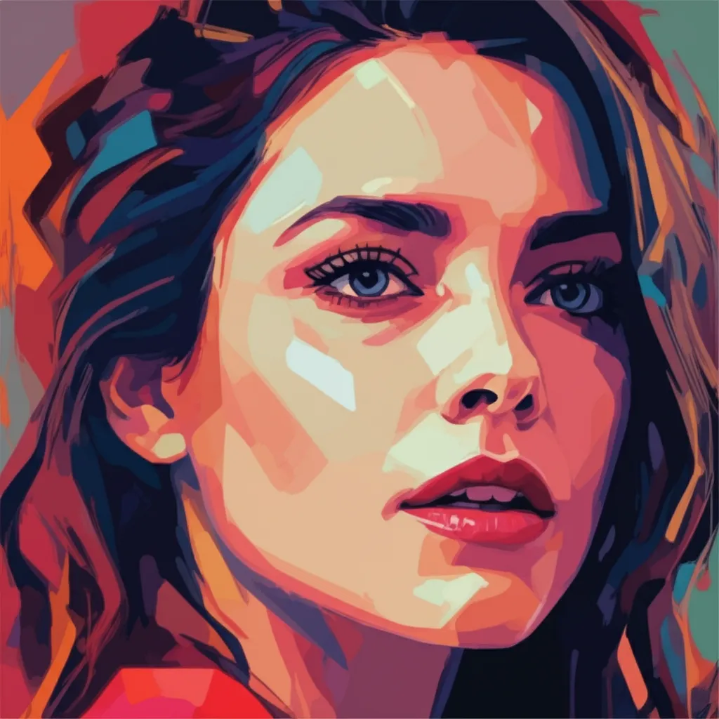Artistic portrait of Inma Cuesta