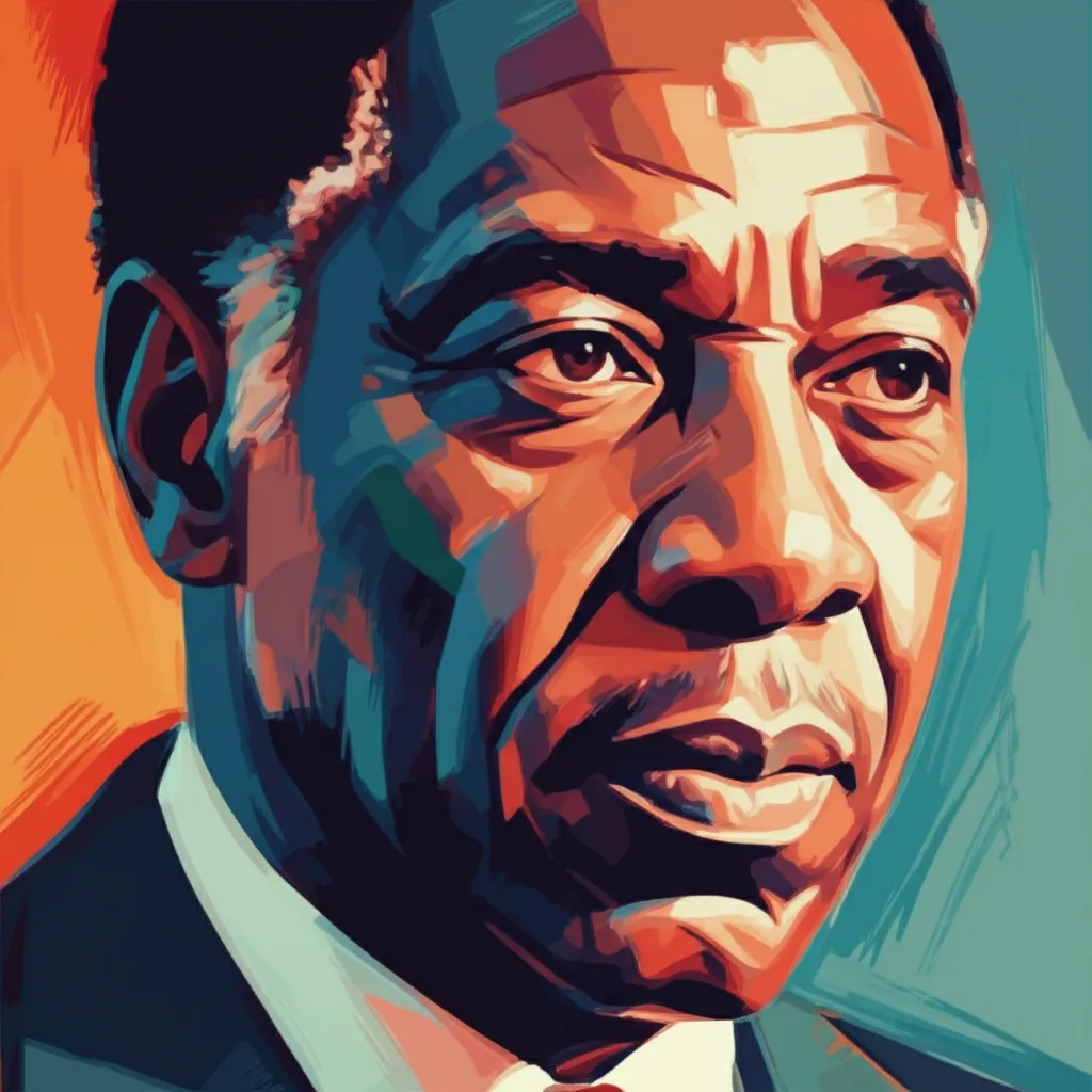 Artistic portrait of Brock Peters