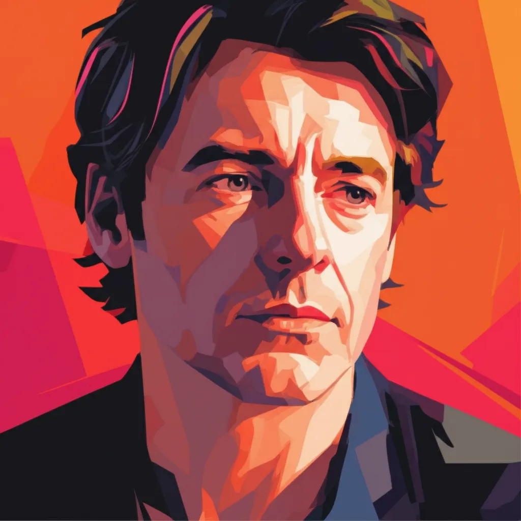 Artistic portrait of Stephen Rashbrook