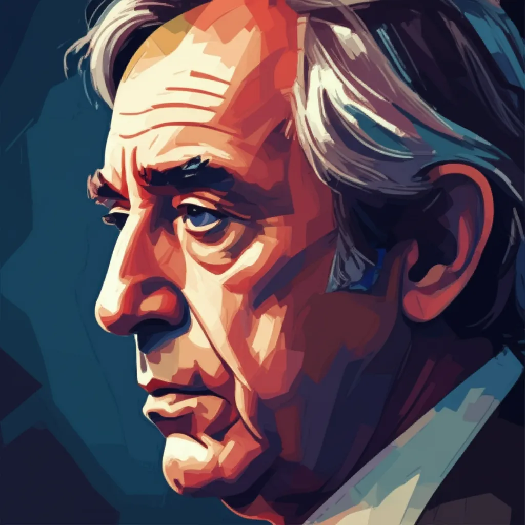 Artistic portrait of Federico Luppi