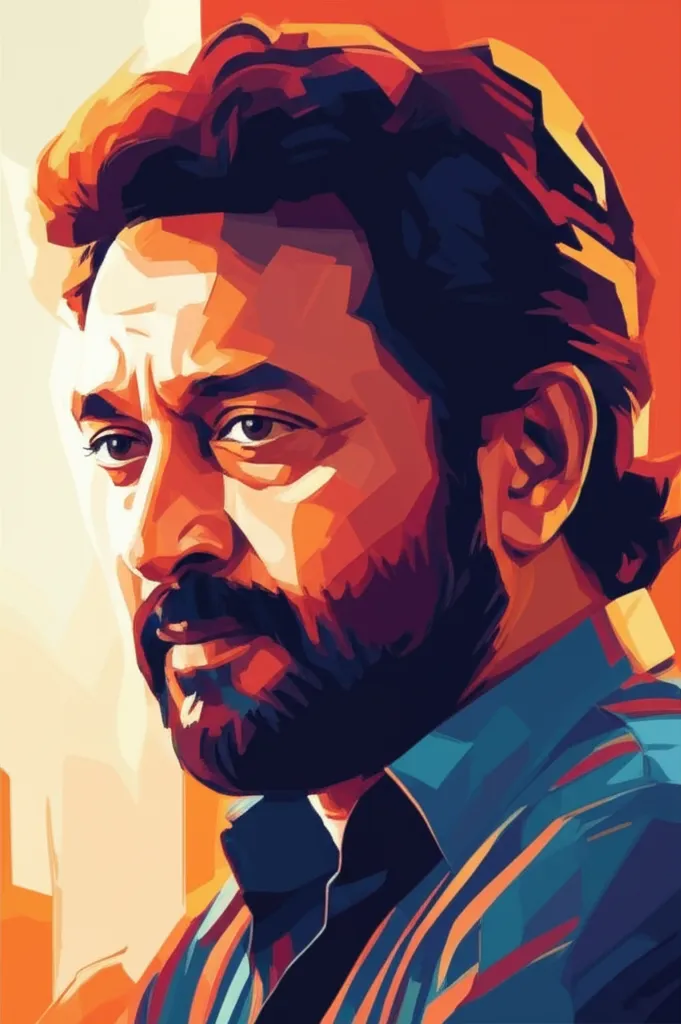 Artistic portrait of Daniel Balaji