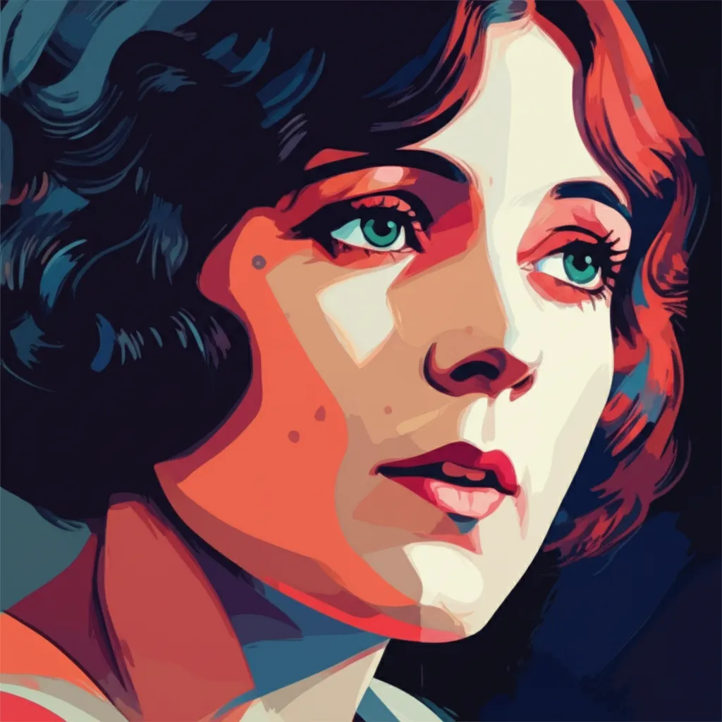 Artistic portrait of Lillian Gish