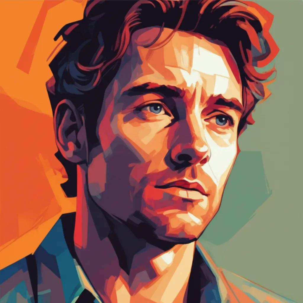 Artistic portrait of Bryan Larkin