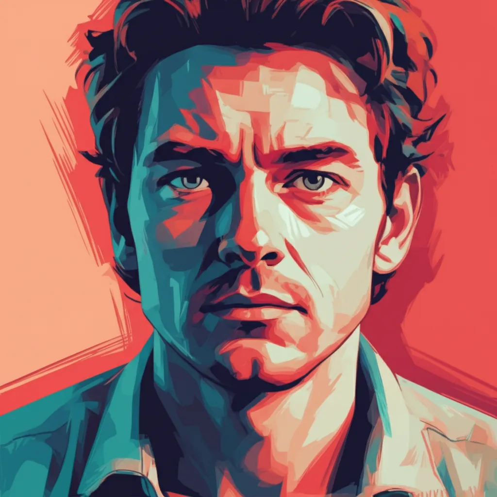 Artistic portrait of Mark Wingett
