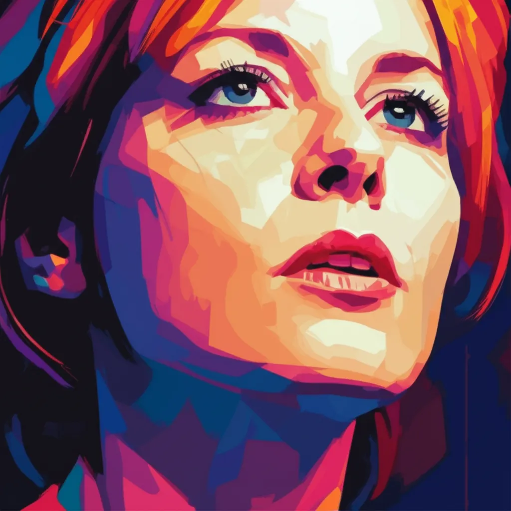 Artistic portrait of Birgit Doll