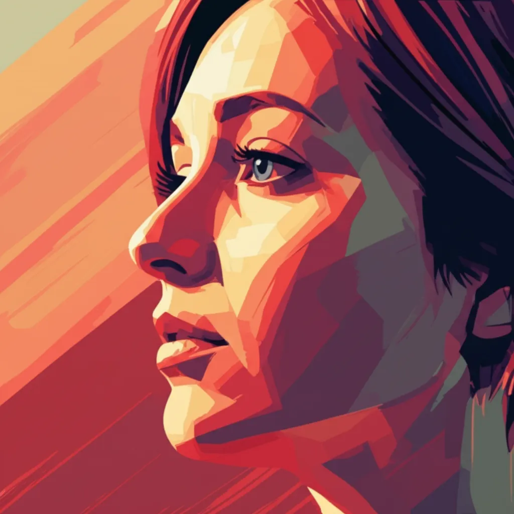 Artistic portrait of Kirsty Besterman