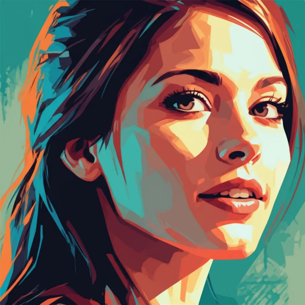 Artistic portrait of Colleen Haskell