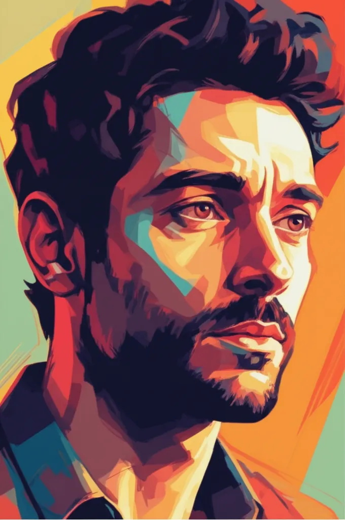 Artistic portrait of Bobby Naderi