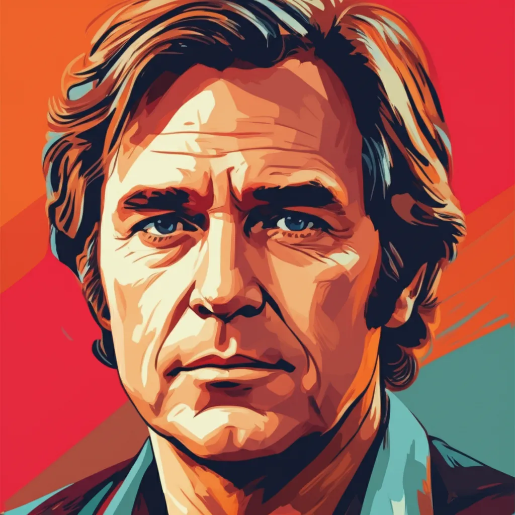 Artistic portrait of Michael Ontkean