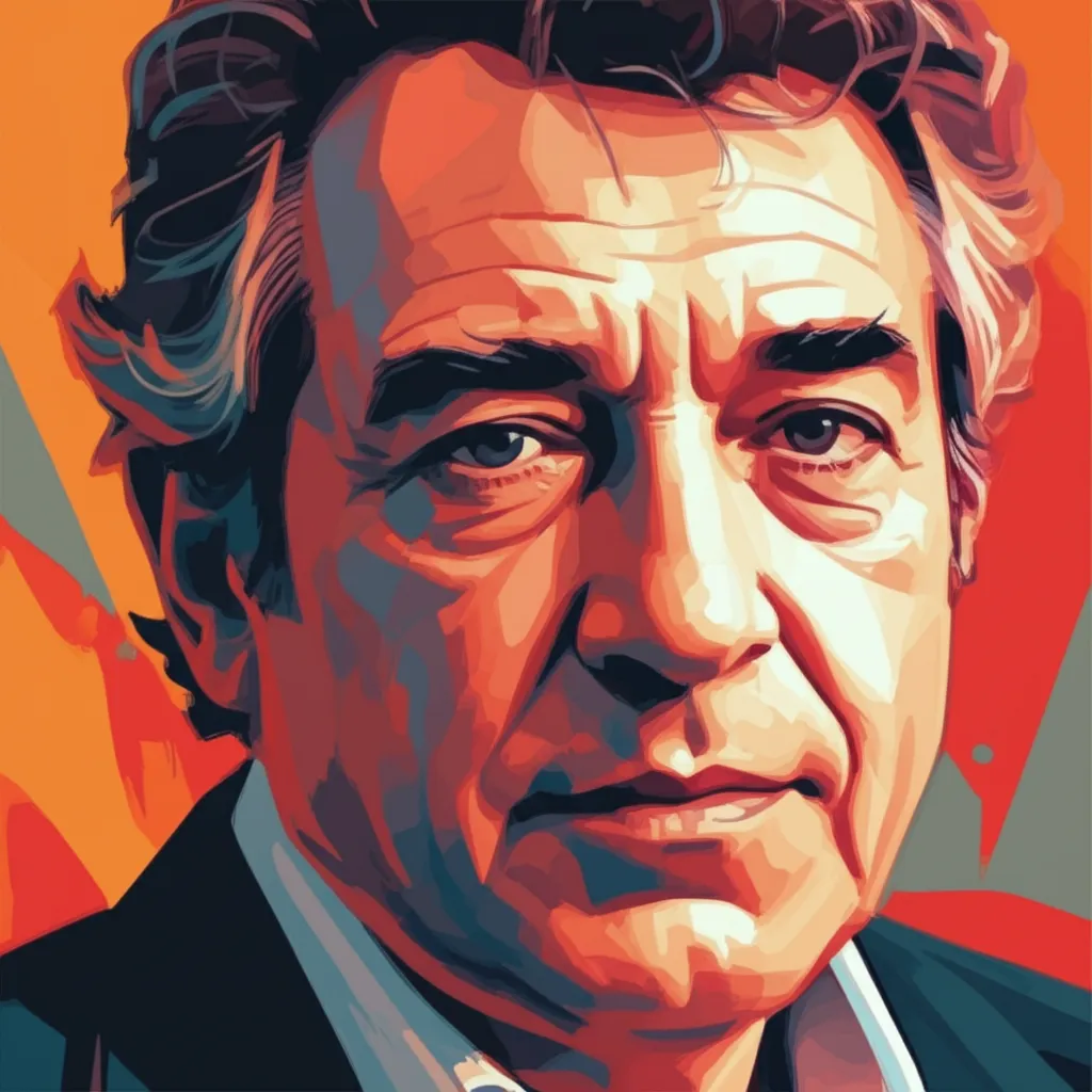 Artistic portrait of Ricardo Darín