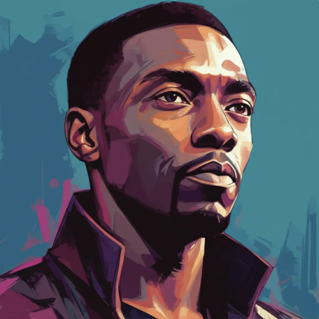 Artistic portrait of Anthony Mackie