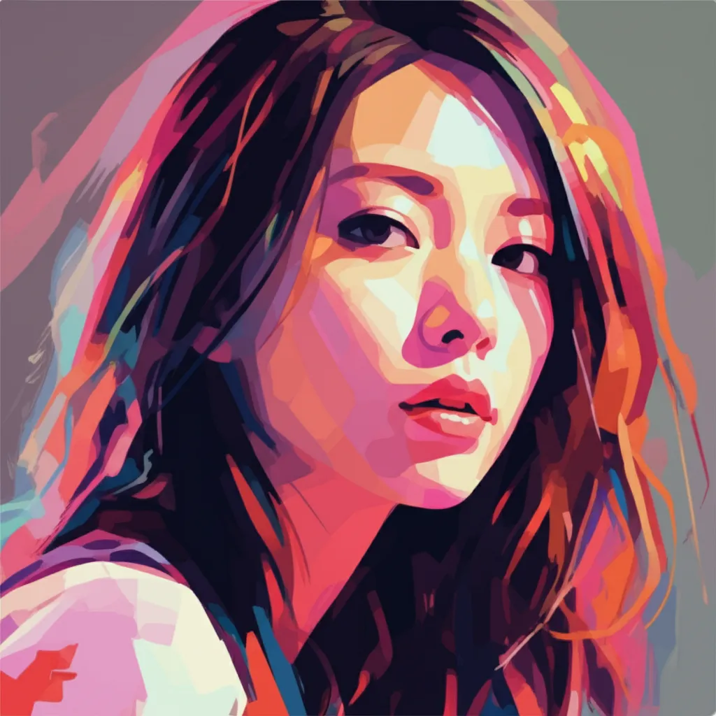 Artistic portrait of Ai Matsubara