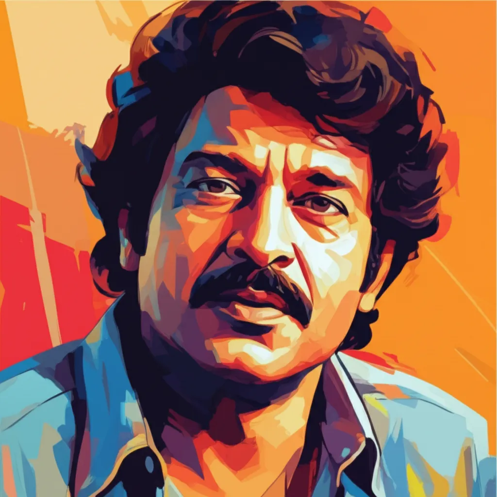 Artistic portrait of V. Ravichandran