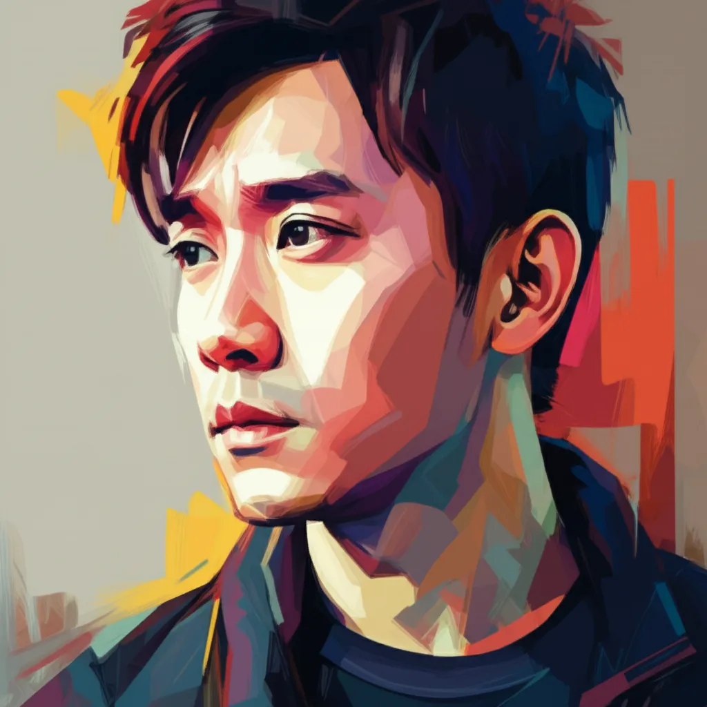 Artistic portrait of Bo Huang