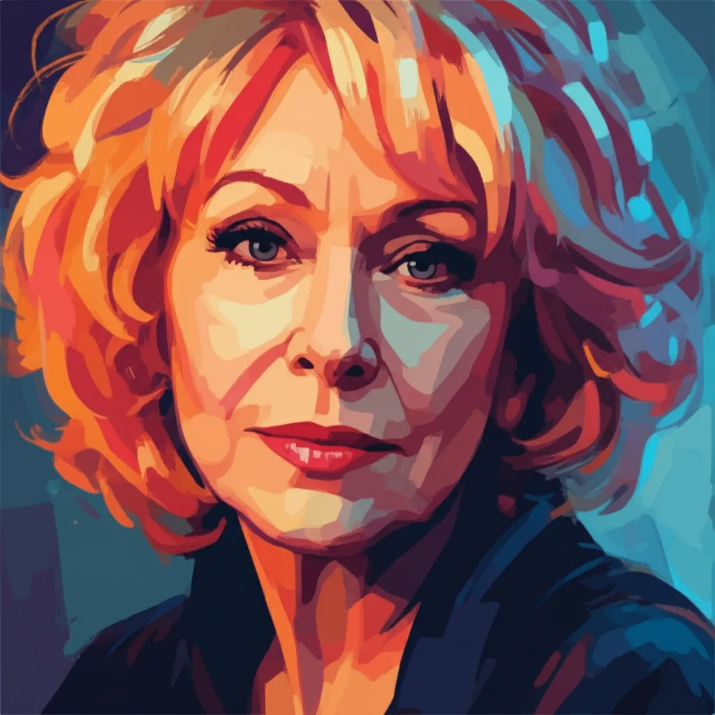 Artistic portrait of Tyne Daly