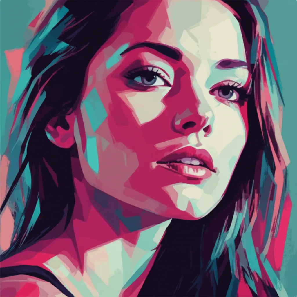 Artistic portrait of Michelle Morgan