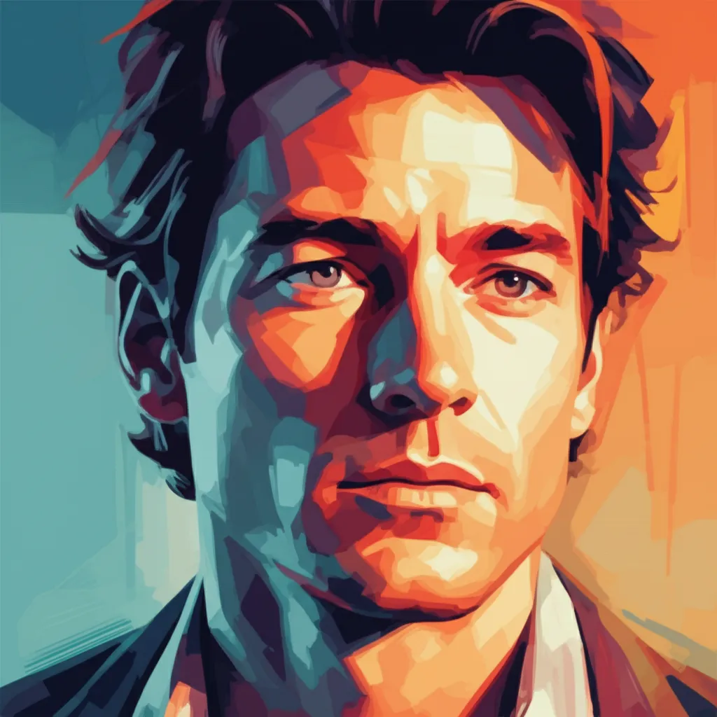 Artistic portrait of Patrick Muldoon