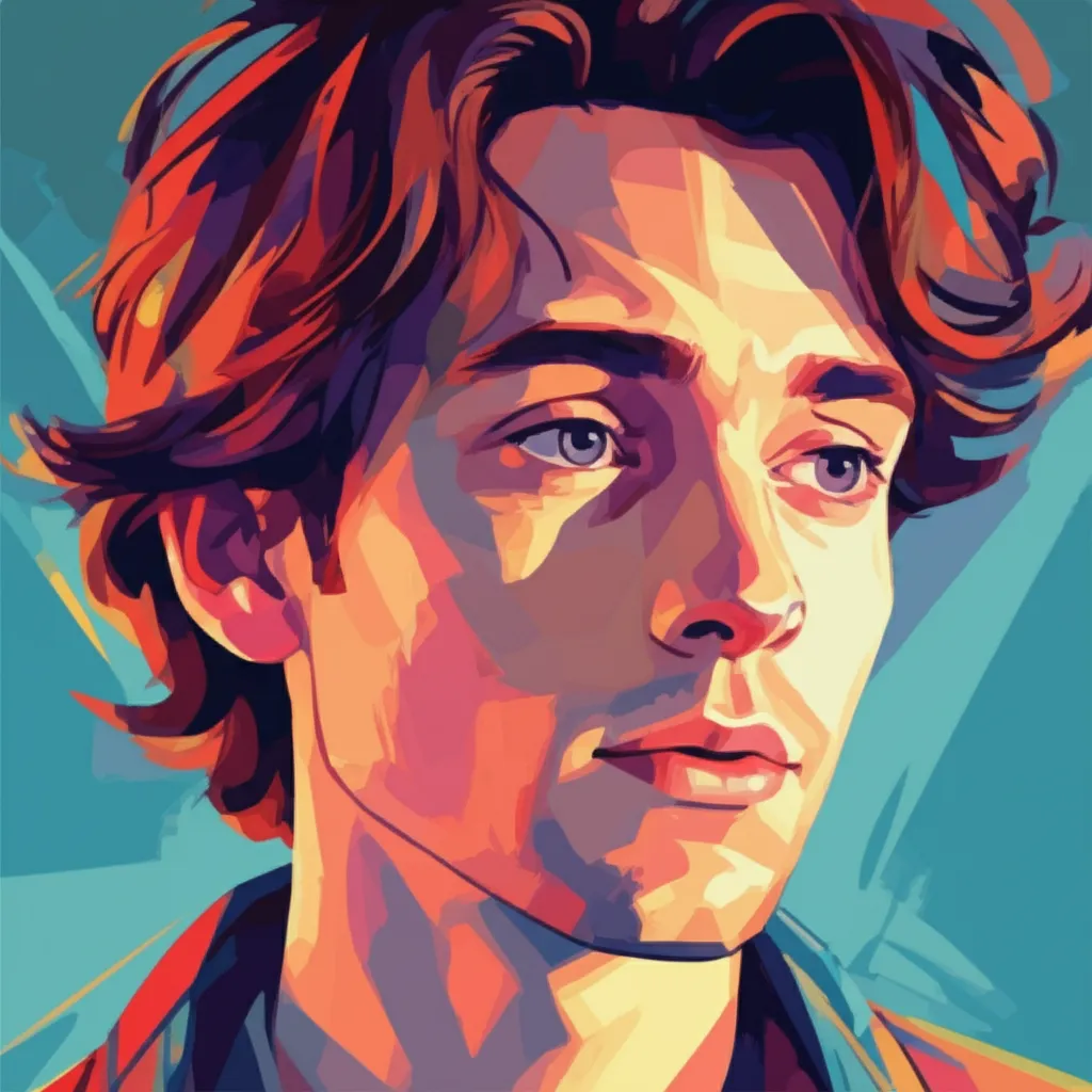 Artistic portrait of Greg Cipes