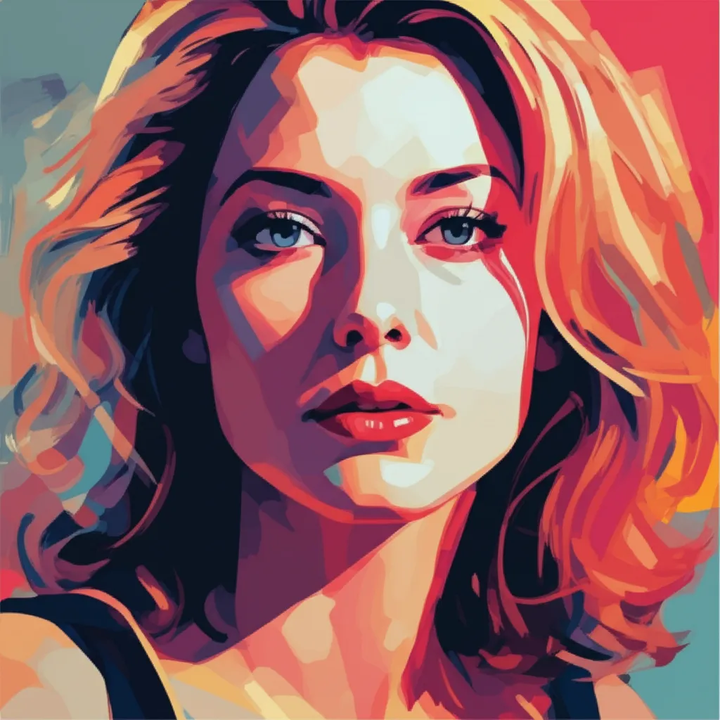 Artistic portrait of Julie Warner