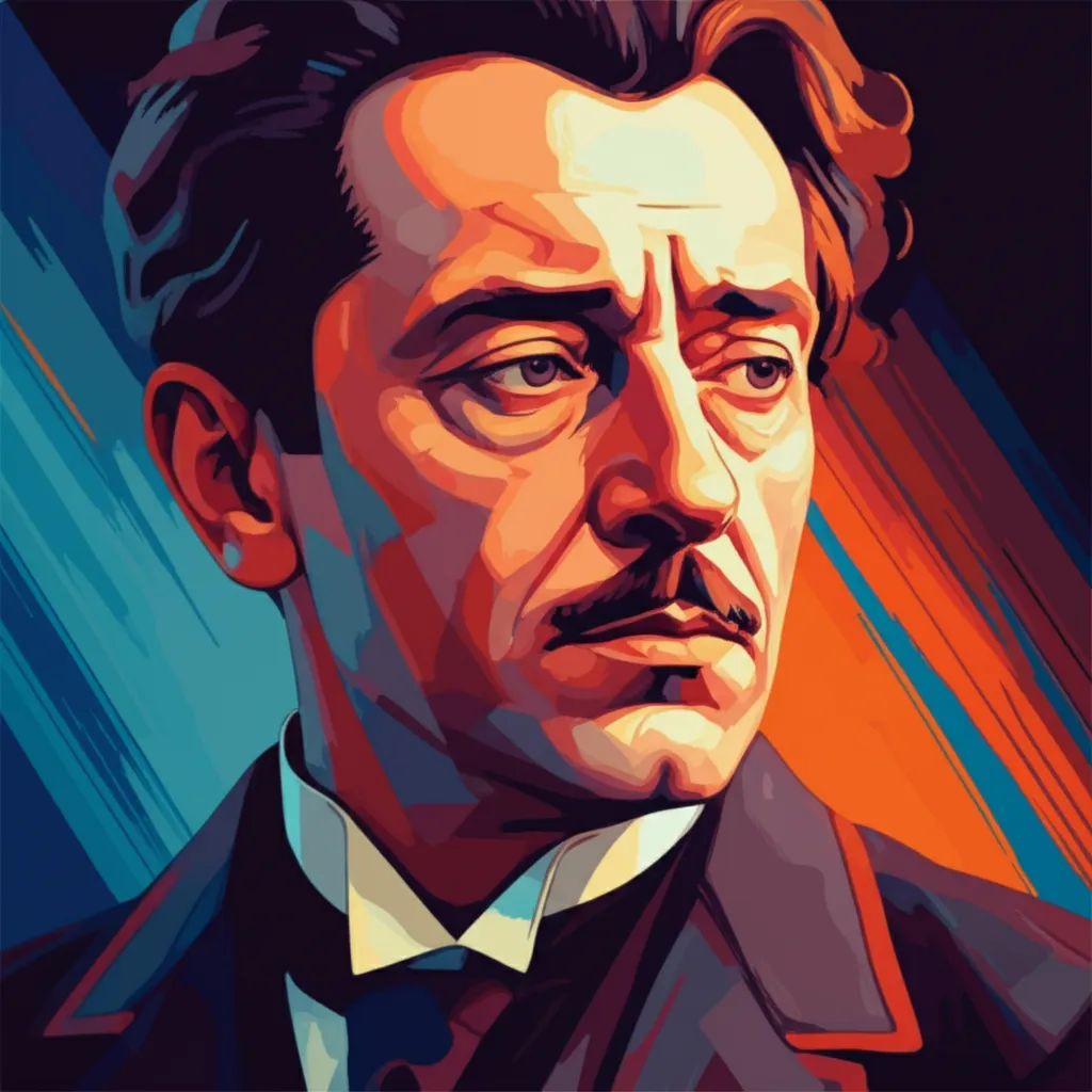 Artistic portrait of Nikolay Cherkasov