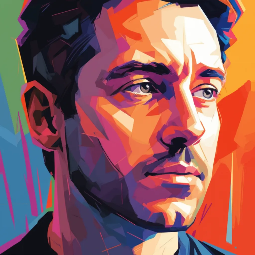 Artistic portrait of Christopher Fitzgerald