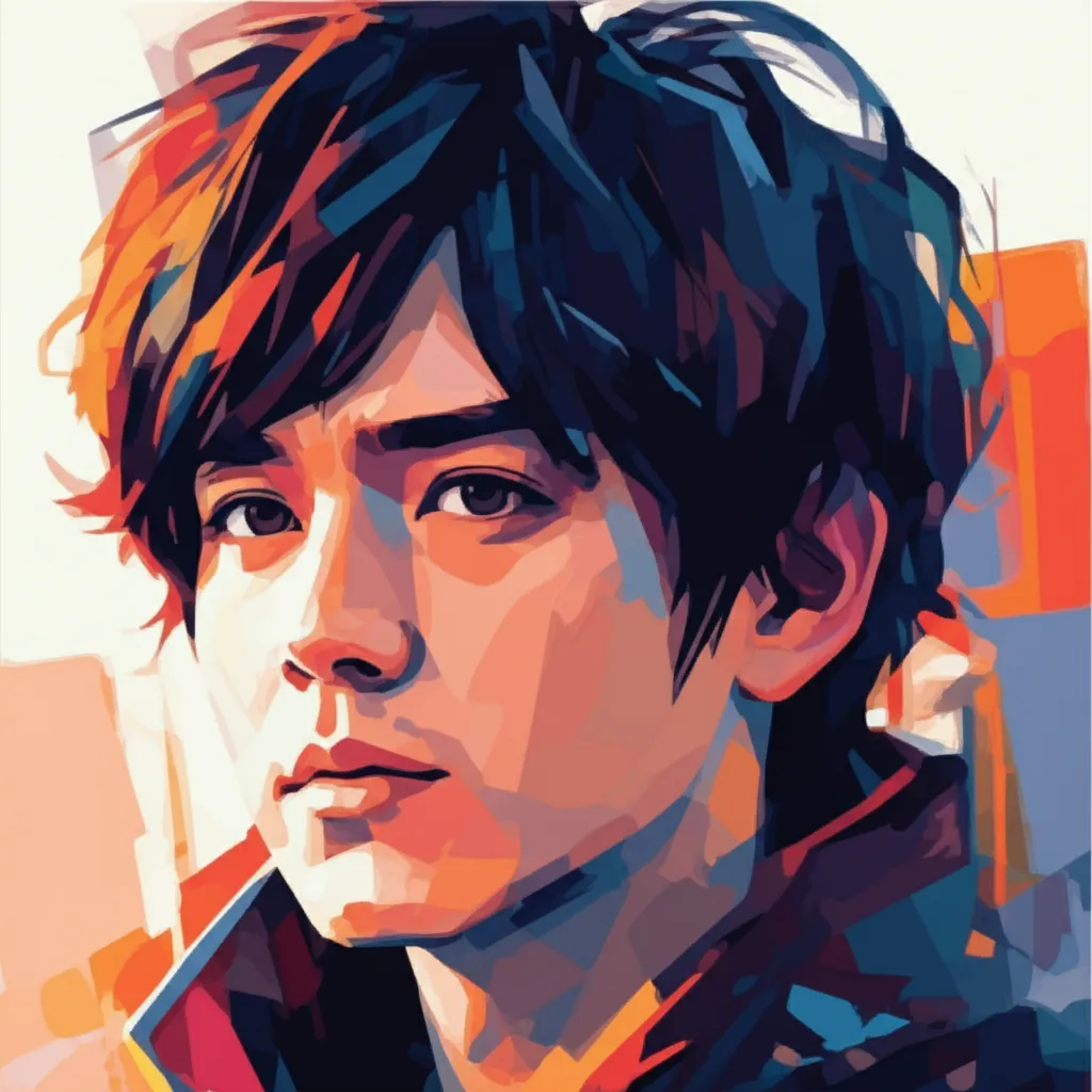 Artistic portrait of Kazunari Ninomiya