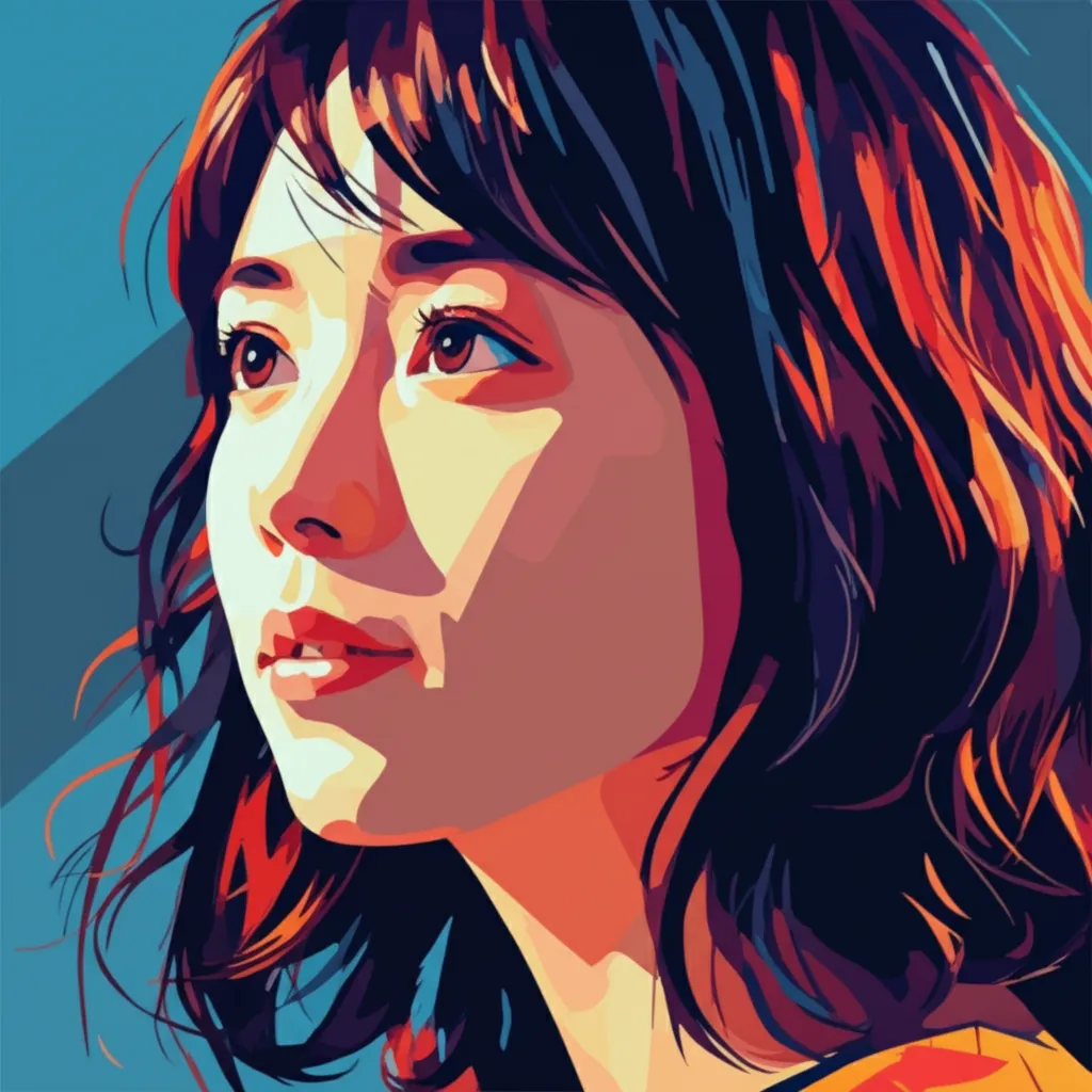 Artistic portrait of Rumi Hiiragi