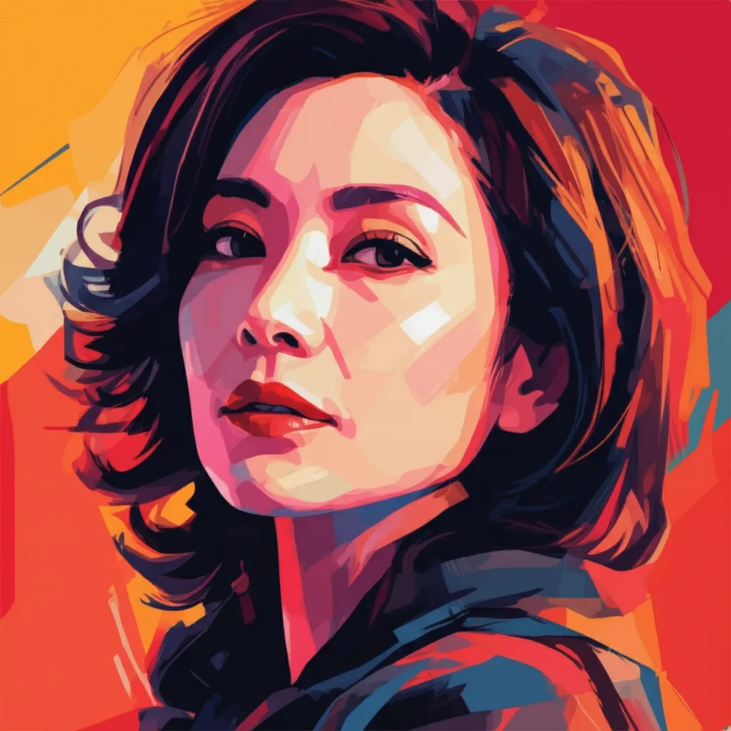 Artistic portrait of Carina Lau