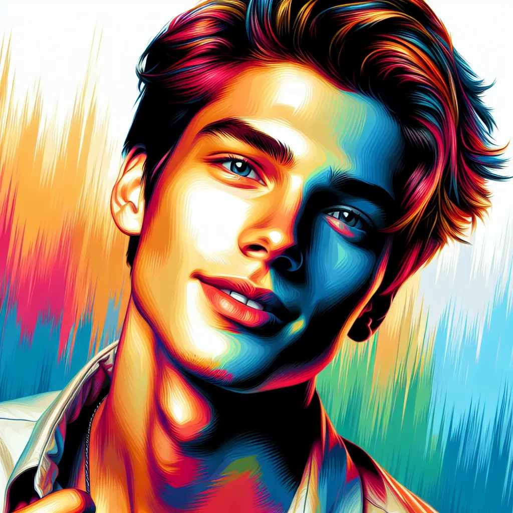 Artistic portrait of Dean-Charles Chapman