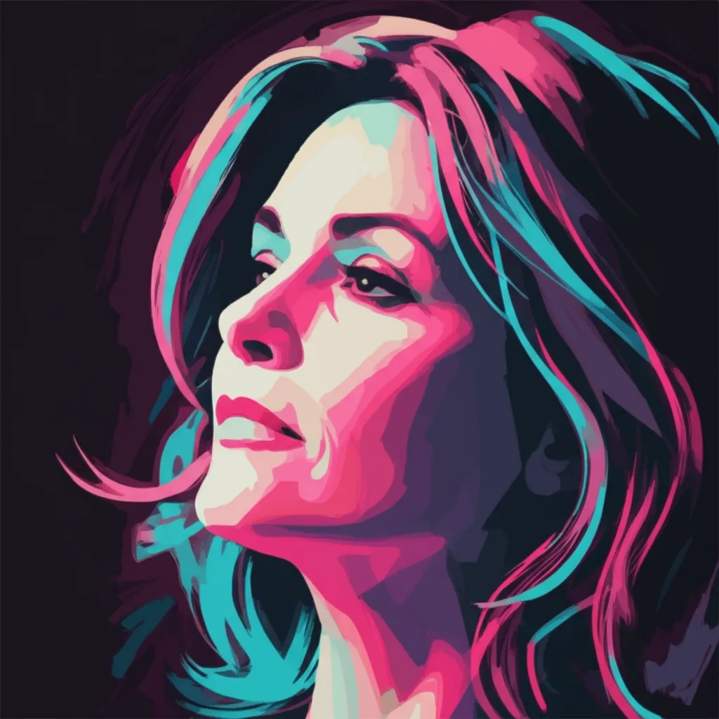Artistic portrait of Rene Russo
