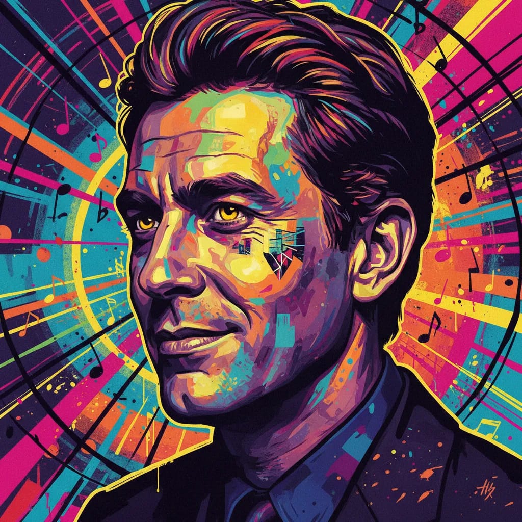 Artistic portrait of Maurice Beerblock