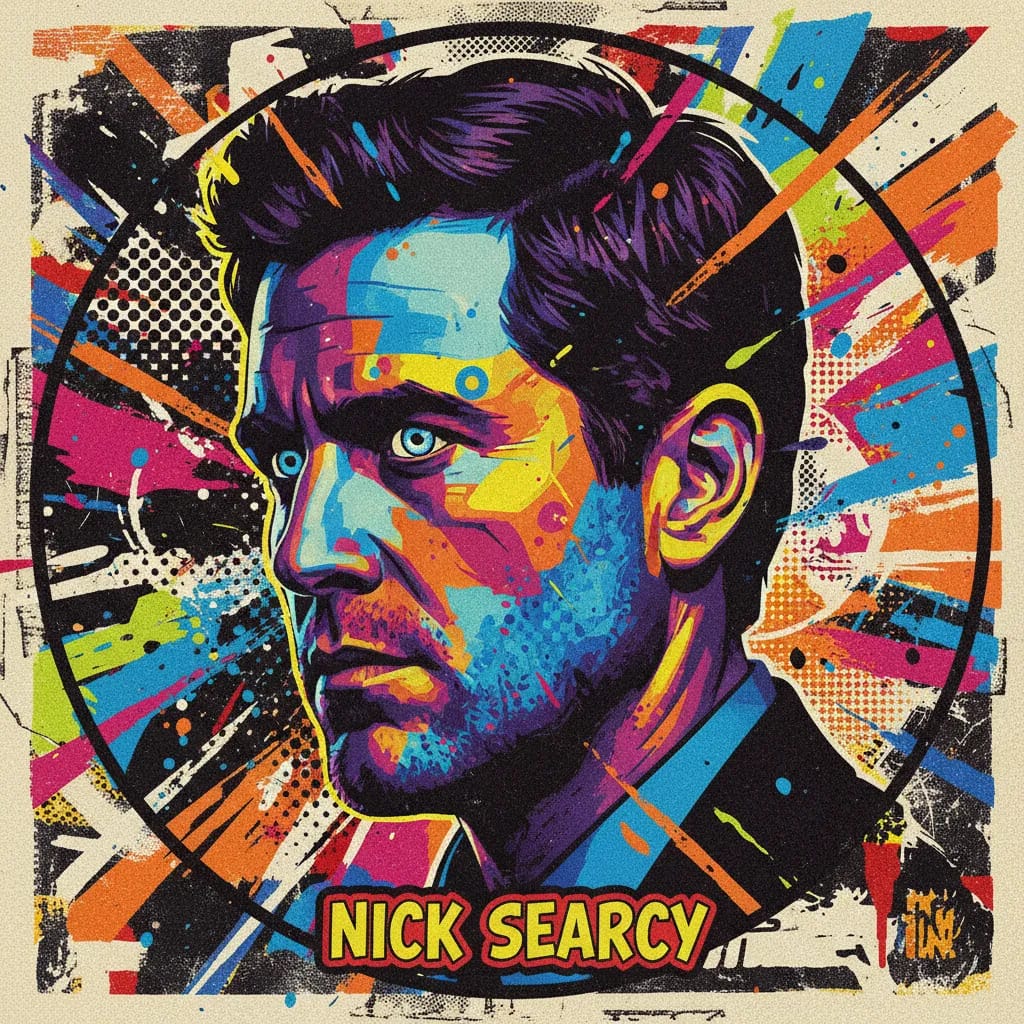 Artistic portrait of Nick Searcy
