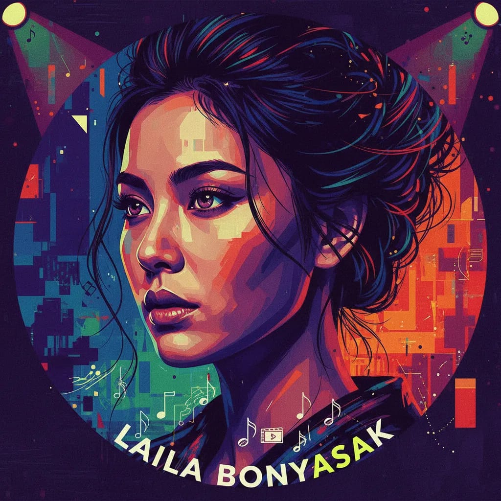 Artistic portrait of Laila Boonyasak