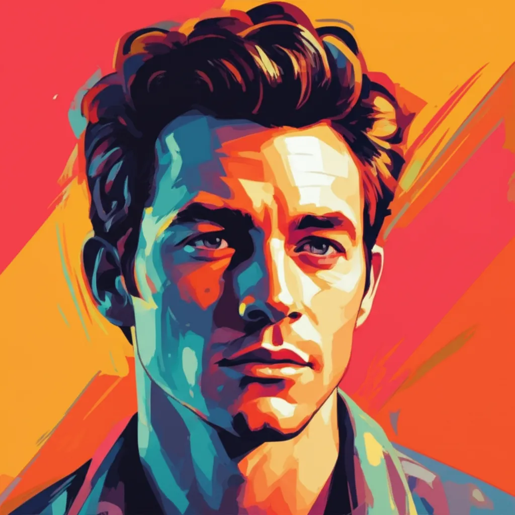 Artistic portrait of Glen Powell