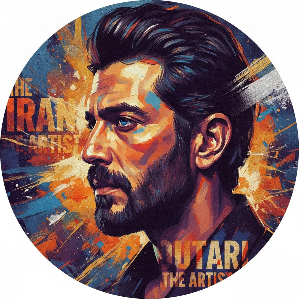 Artistic portrait of Iran Outari
