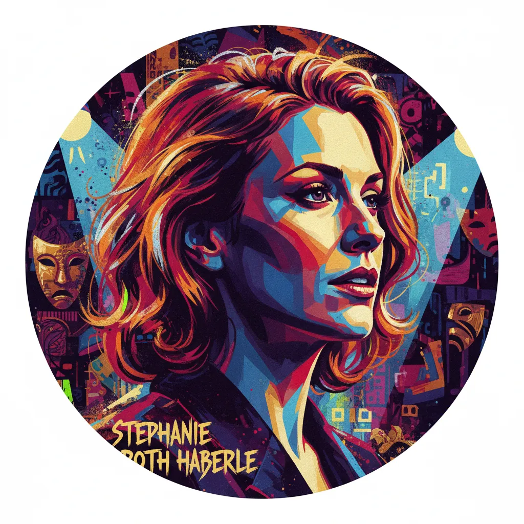 Artistic portrait of Stephanie Roth Haberle